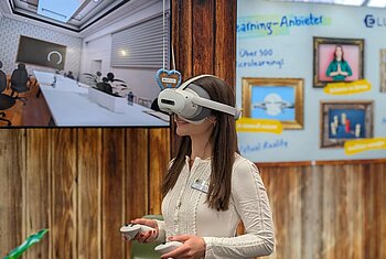 KI gestütztes Lernen mit VR Brille