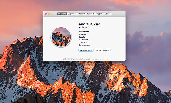 macOS Sierra (Bild: Apple)