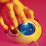 Computermaus mit Trackball