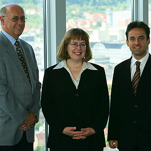 Das ALEA-Gründerteam (v.l.): Hellmuth Slattner, Helga Trölenberg-Buchholz und Frank Gessner.