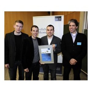 Das Team von KonTem: v.l. Steffen Pattai, Joerg Wamser, Patrick Kurth, Dr. Stephan Irsen