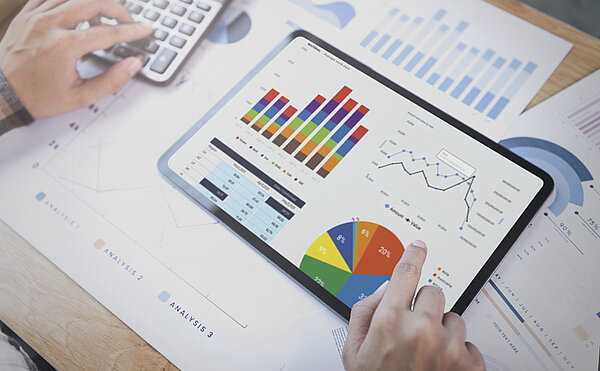 Reporting Diagramme Auswertungen