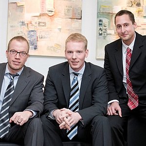 v.l.n.r.: Simon Baldauf, Thomas Viegener und Christoph Heuschen