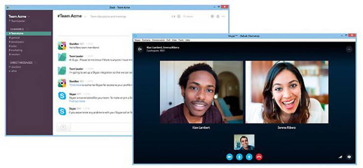 Skype in Slack